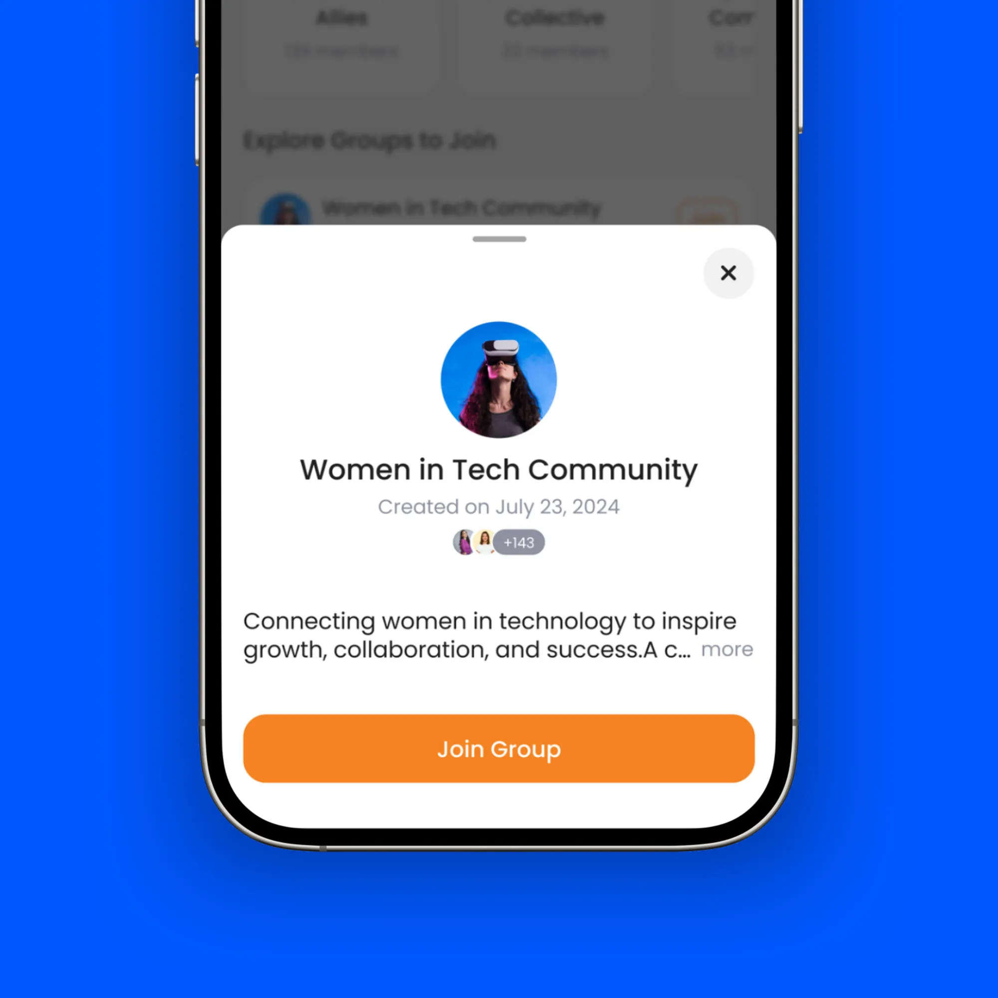 AxHub — join community groups by shared interests