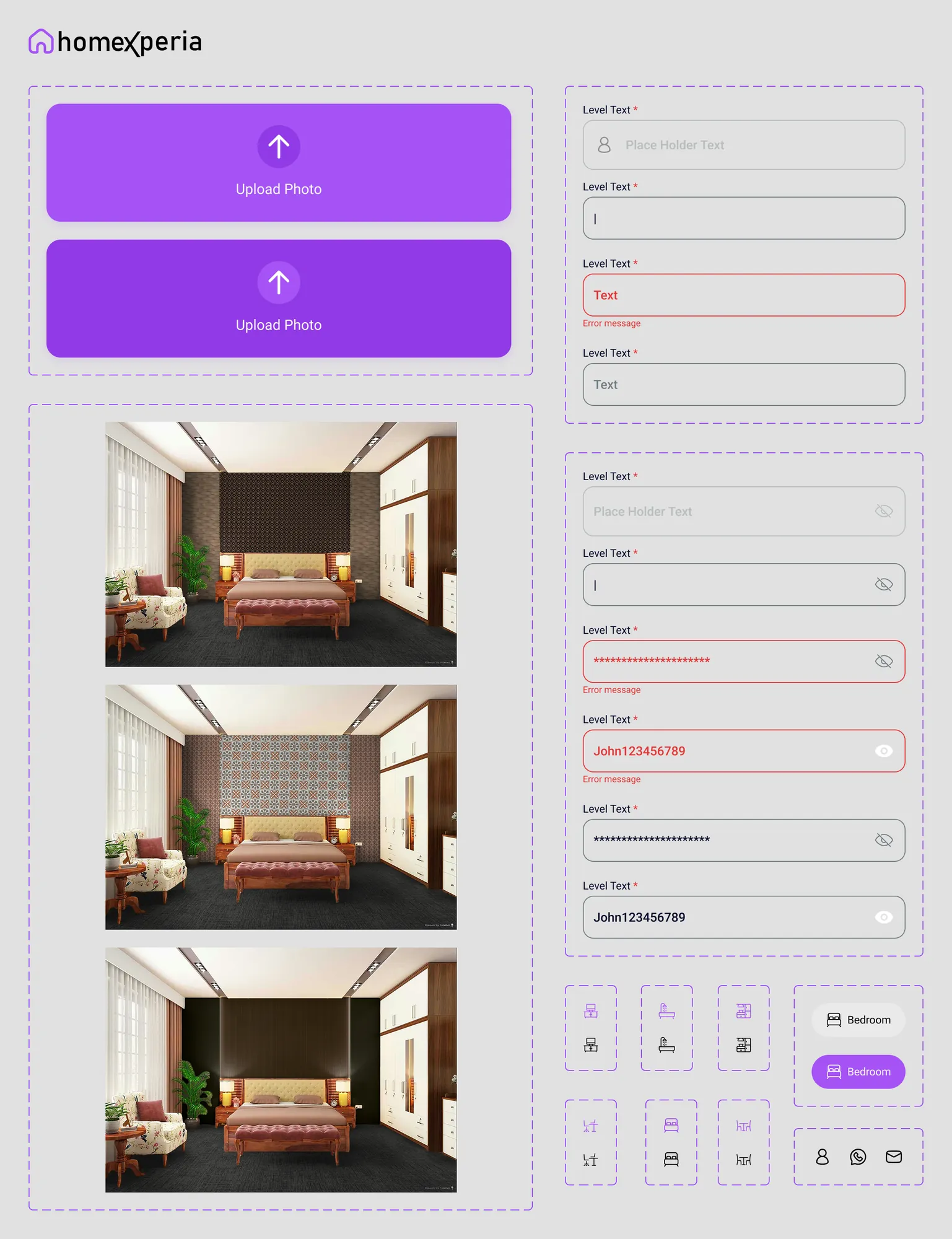 Homexperia — component library