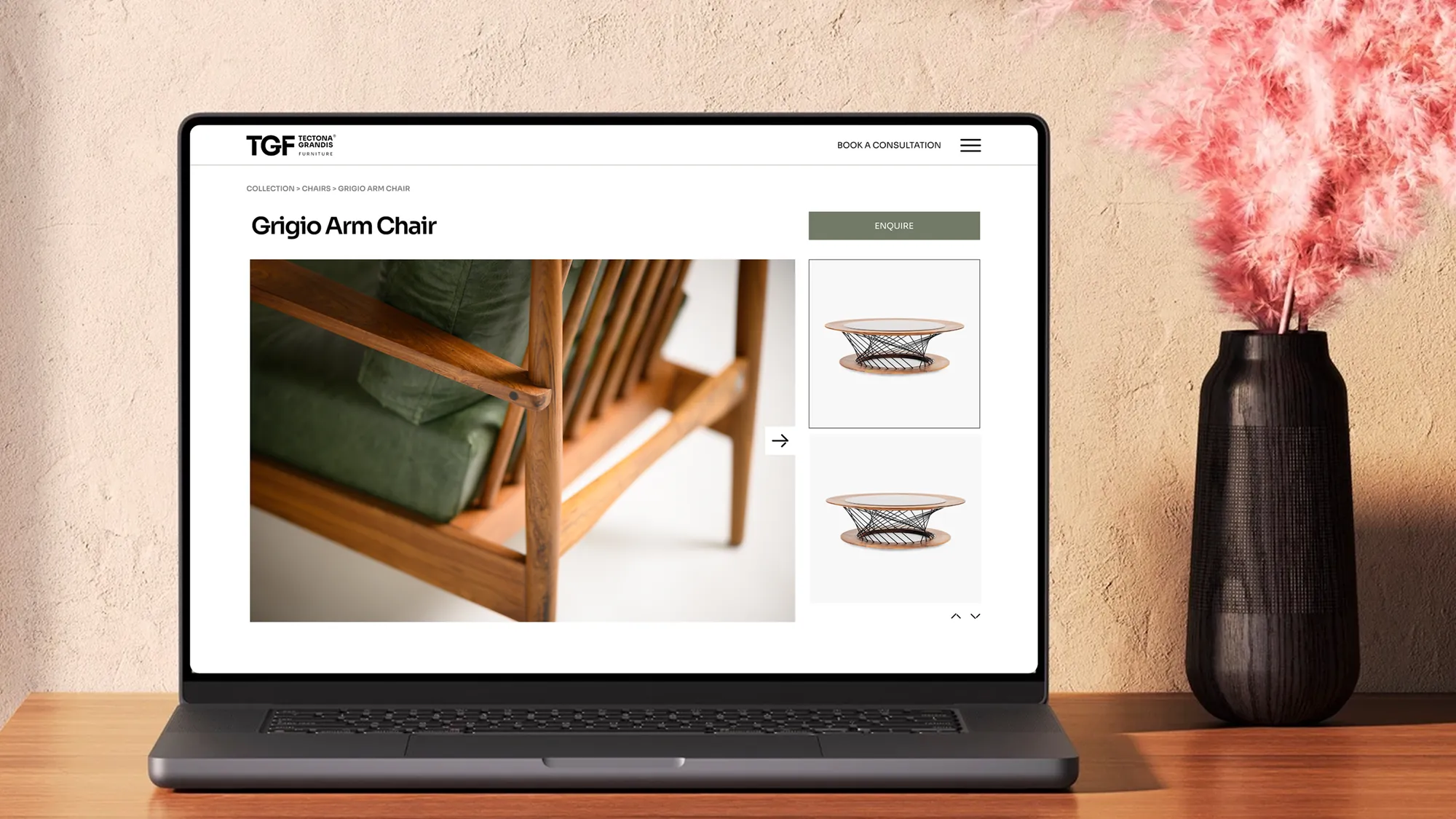 Tectona Grandis — website showcase